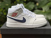 Air Jordan 1 Mid Paris White DR8038-100 - 5