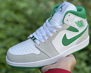 Air Jordan 1 Mid SE Summite White Green Grey DC9294-103 - 2