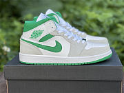 Air Jordan 1 Mid SE Summite White Green Grey DC9294-103 - 5