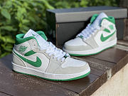 Air Jordan 1 Mid SE Summite White Green Grey DC9294-103 - 6