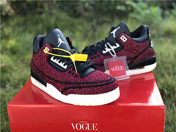 Air Jordan 3 Retro AWOK Vogue University Red (W) BQ3195-601