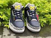 Air Jordan 3 Retro Michigan PE AJ3-820064 - 3