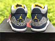 Air Jordan 3 Retro Michigan PE AJ3-820064 - 2