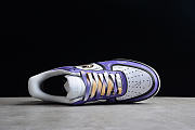Nike Air Force 1 07 Low White Purple Metallic Gold CW2288-216 - 4