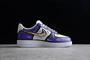 Nike Air Force 1 07 Low White Purple Metallic Gold CW2288-216 - 5