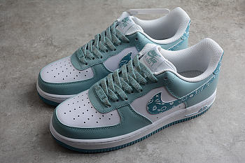 Nike Air Force 1 07 Low Green Blue Paisley White XM9612-092