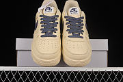 Nike Air Force 1 07 Low Beige Deep Blue 315122-109 - 5