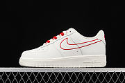 Nike Air Force 1 07 Low White University Red CL6326-108 - 6