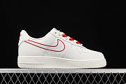 Nike Air Force 1 07 Low White University Red CL6326-108 - 4