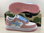 A Bathing Ape Bape Sta Pastel Blue Pink - 3