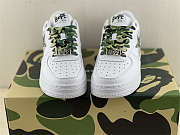 A Bathing Ape Bape Sta Low White ABC Camo Green  1H20191045-GRN - 3