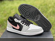 Air Jordan 1 Low Black Grey Pink 553558-062 - 5