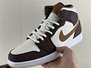 Air Jordan 1 Mid SE Brown Basalt Oatmeal DO6699-200 - 2