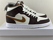 Air Jordan 1 Mid SE Brown Basalt Oatmeal DO6699-200 - 6