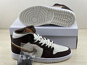Air Jordan 1 Mid SE Brown Basalt Oatmeal DO6699-200 - 5