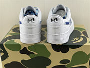A Bathing Ape Bape Sta Low White ABC Camo Blue - 6