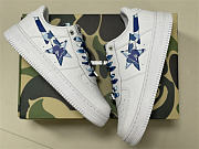 A Bathing Ape Bape Sta Low White ABC Camo Blue - 5