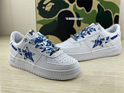 A Bathing Ape Bape Sta Low White ABC Camo Blue - 3