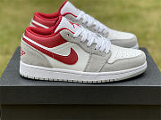 Air Jordan 1 Low SE Light Smoke Grey Gym Red DC6991-016 - 3