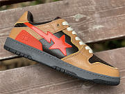 A Bathing Ape Bape SK8 Sta Brown Orange - 6