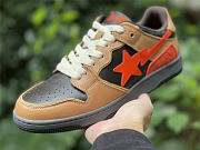 A Bathing Ape Bape SK8 Sta Brown Orange - 5