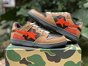 A Bathing Ape Bape SK8 Sta Brown Orange - 2