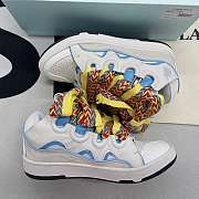 Lanvin Leather Curb Blue White - 6