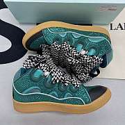 Lanvin Leather Curb Green - 5