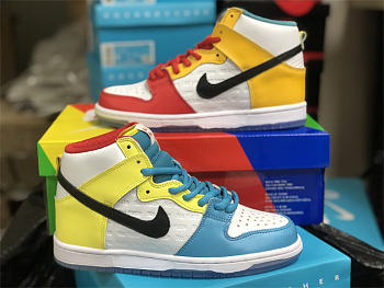 Fro skate x SB Dunk High All Love No Hate ​DH7778-100
