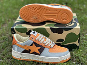 A Bathing Ape Bape Sta Low Grey Orange - 2