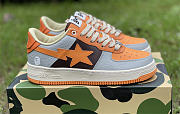 A Bathing Ape Bape Sta Low Grey Orange - 3