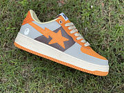 A Bathing Ape Bape Sta Low Grey Orange - 6