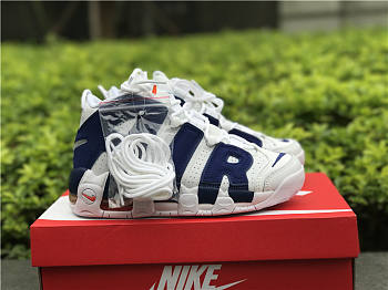 Nike Air More Uptempo Knicks White Royal Blue (GS) - 415082-103