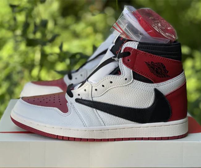 Air Jordan 1 High OG SP Fragment x Travis Scott Red White CQ4278-099 - 1