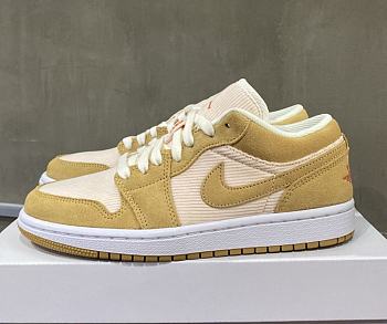 Air Jordan 1 Low SE Twine Orange Quartz Corduroy DH7820-700