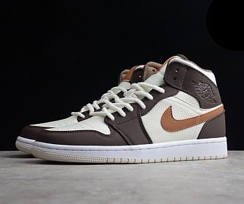Air Jordan 1 Mid Brown Fleece DO6699-200