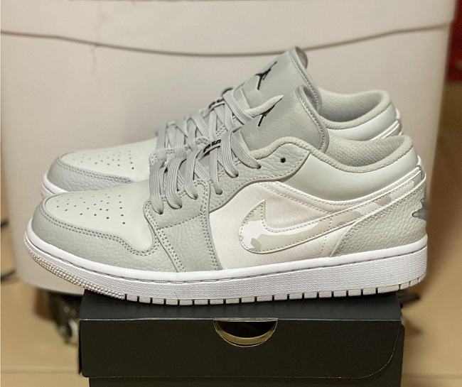 Air Jordan 1 Low White Camo DC9036-100 - 1