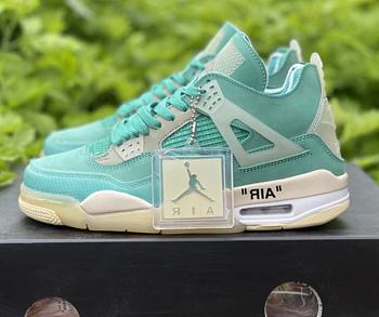 Air Jordan 4 x Off-White Tiffany Green CV9388-102