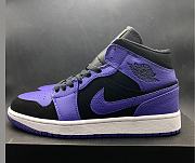 Air Jordan 1 Mid Black Dark Concord 554724-051 - 1