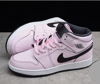 Air Jordan 1 Mid Pink Foam 555112-601