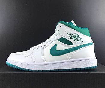 Air Jordan 1 Mid White Mystic Green CD6759-103