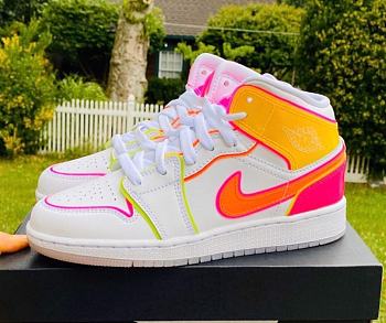 Air Jordan 1 Mid SE GS Edge Glow CV4611-100