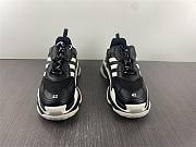 Balenciaga Paris Triple S Black White - 5