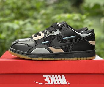  Nike Dunk Low Scrap Black Gum DB0500-001