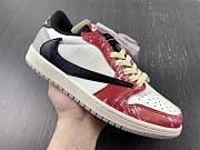 Air Jordan 1 Low White Black Red DM7866-133 - 3