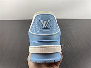 Louis Vuitton Trainer Low White Sky Blue 1AA6X4 - 2