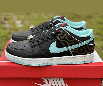 Nike Dunk Low SE Barber Shop Black DH7614-001