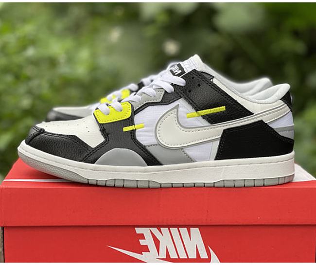 Nike Dunk Low Scrap Wolf Grey Light Lemon Twist DC9723-001 - 1
