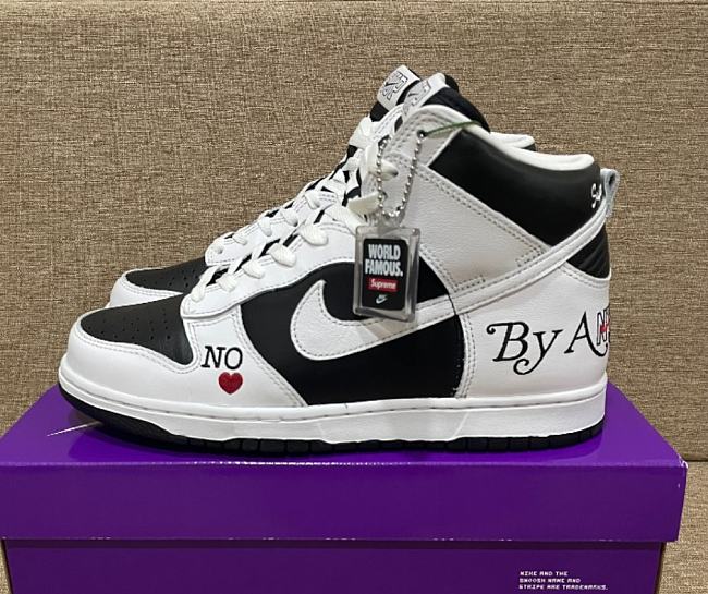 Nike SB Dunk High Supreme By Any Means Black DN3741-002 - 1