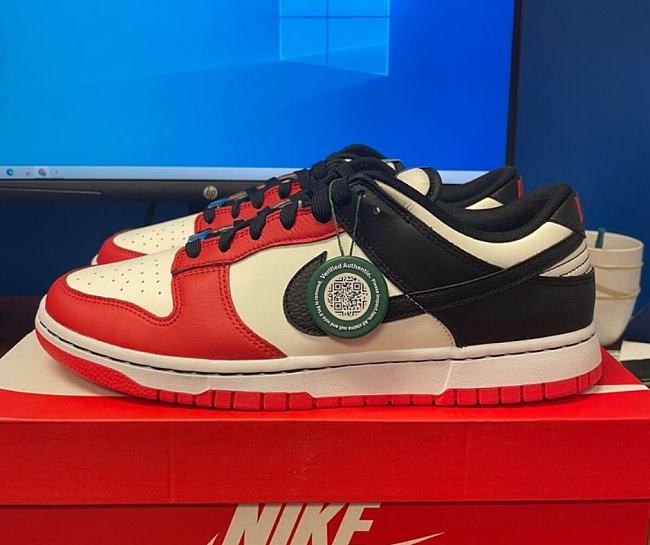 Nike Dunk Low EMB NBA 75th Anniversary Chicago DD3363-100 - 1